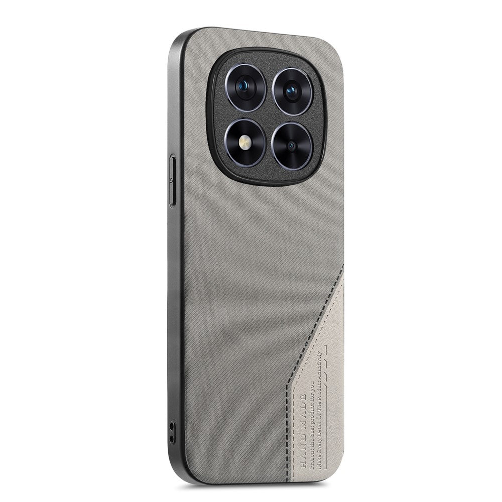 For Xiaomi Redmi Note 15 Pro 4G (Global) Magnetic Case Cloth Texture PU Leather + PC + TPU Phone Cover
