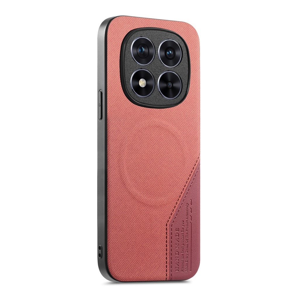 For Xiaomi Redmi Note 15 Pro 4G (Global) Magnetic Case Cloth Texture PU Leather + PC + TPU Phone Cover
