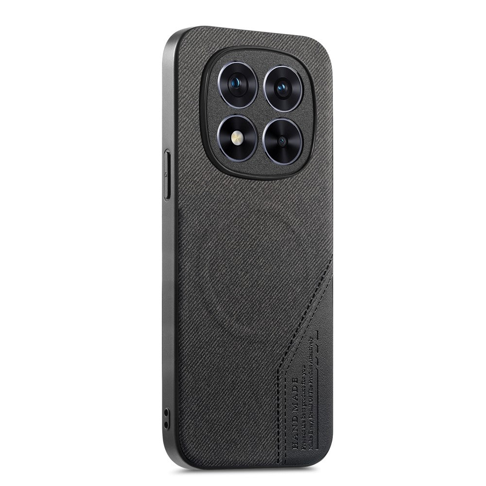 For Xiaomi Redmi Note 15 Pro+ 5G (Global)  /  Poco M8 Pro 5G Magnetic Case Cloth Texture PU Leather + PC + TPU Phone Cover
