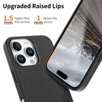 For iPhone 16 Pro Max Magnetic Case Cloth Texture PU Leather + PC + TPU Phone Cover