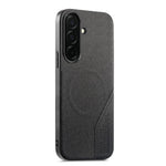For Samsung Galaxy S26+ Magnetic Case Cloth Texture PU Leather + PC + TPU Phone Cover