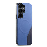 For Samsung Galaxy S25 Ultra Magnetic Case Cloth Texture PU Leather + PC + TPU Phone Cover