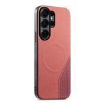 For Samsung Galaxy S25 Ultra Magnetic Case Cloth Texture PU Leather + PC + TPU Phone Cover