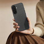 For Samsung Galaxy A37 5G Magnetic Case Cloth Texture PU Leather + PC + TPU Phone Cover