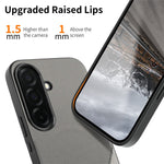 Til Samsung Galaxy A36 5G Magnetisk Cover Kludtekstur PU Læder + PC + TPU Telefoncover