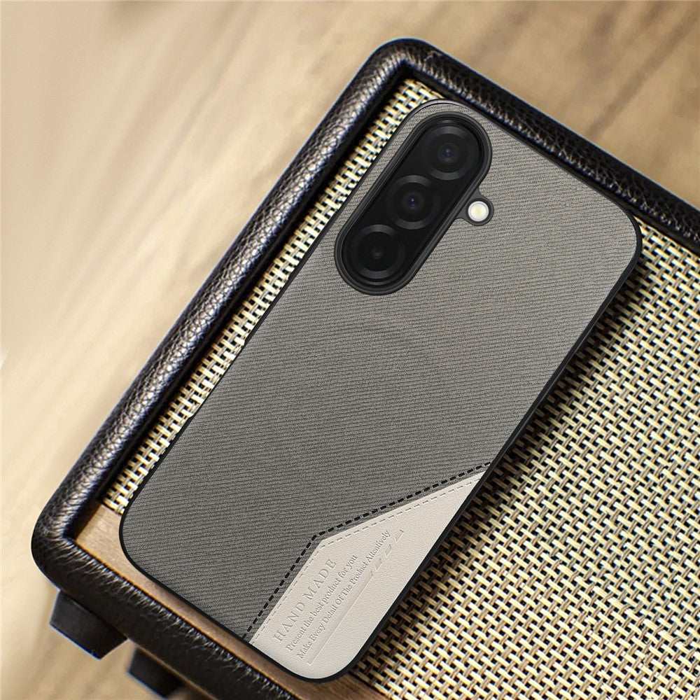 Til Samsung Galaxy A36 5G Magnetisk Cover Kludtekstur PU Læder + PC + TPU Telefoncover