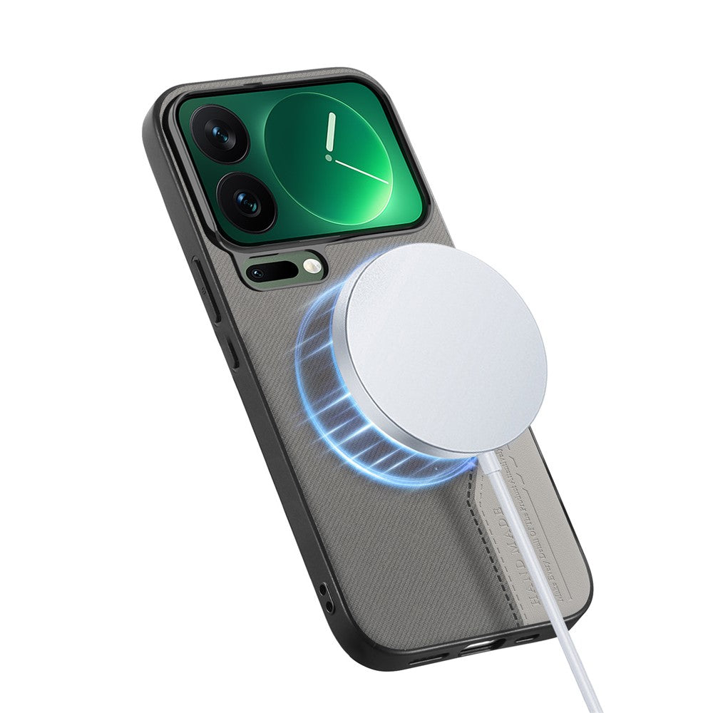 Magnetiskt skal för Xiaomi 17 Pro Max i PU-läder + PC + TPU