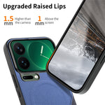 For Xiaomi 17 Pro Magnetic Case Cloth Texture PU Leather + PC + TPU Phone Cover