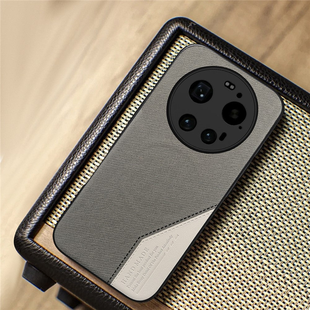 For Xiaomi 17 Ultra 5G Magnetic Case Cloth Texture PU Leather + PC + TPU Phone Cover