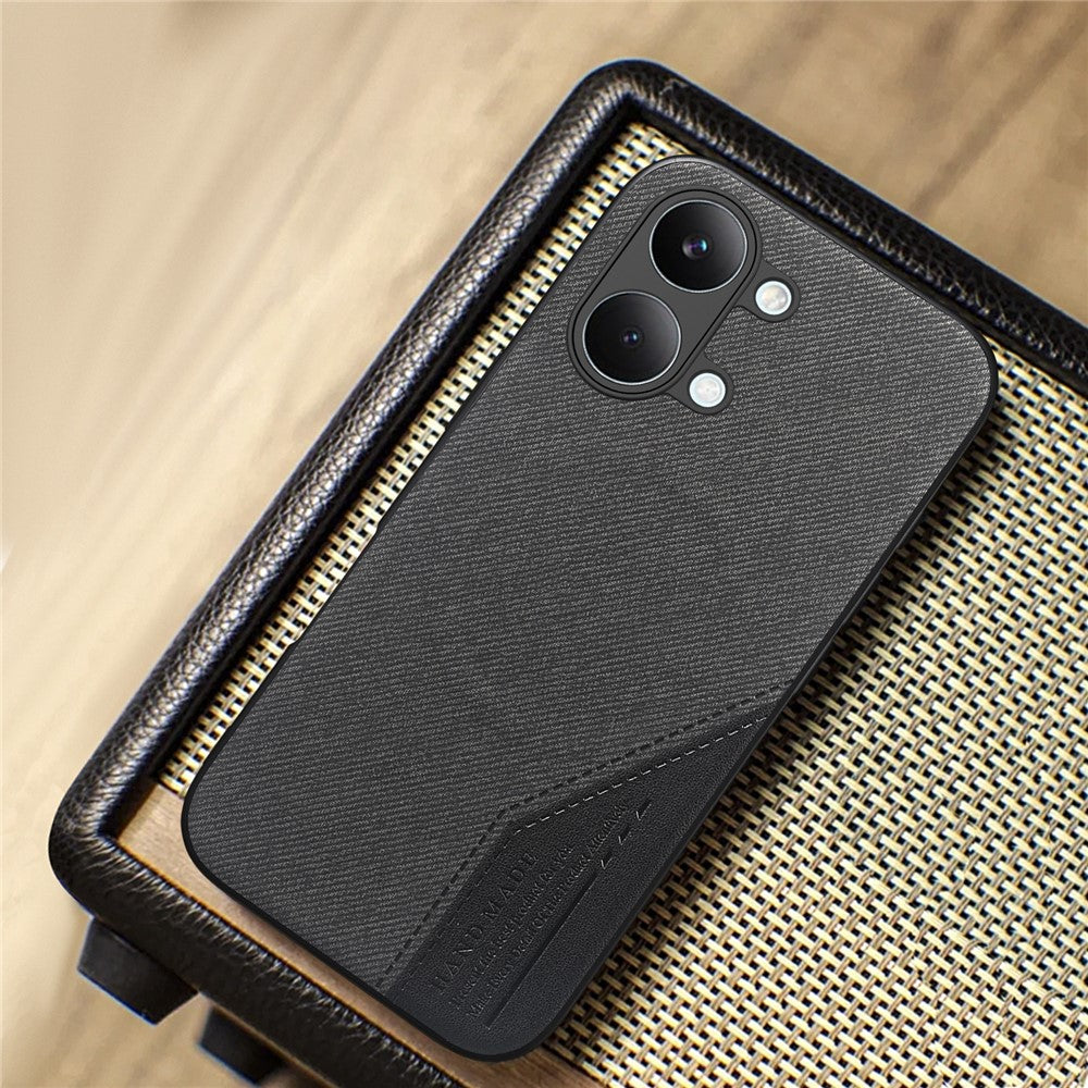 For Xiaomi Poco X8 Pro Max 5G  /  Redmi Turbo 5 Max 5G Magnetic Case Cloth Texture PU Leather + PC + TPU Phone Cover