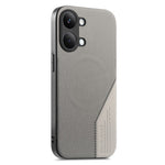 For Xiaomi Poco X8 Pro Max 5G  /  Redmi Turbo 5 Max 5G Magnetic Case Cloth Texture PU Leather + PC + TPU Phone Cover