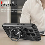 For Xiaomi 17T Magnetic Case Rotating Kickstand TPU + PC Phone Cover