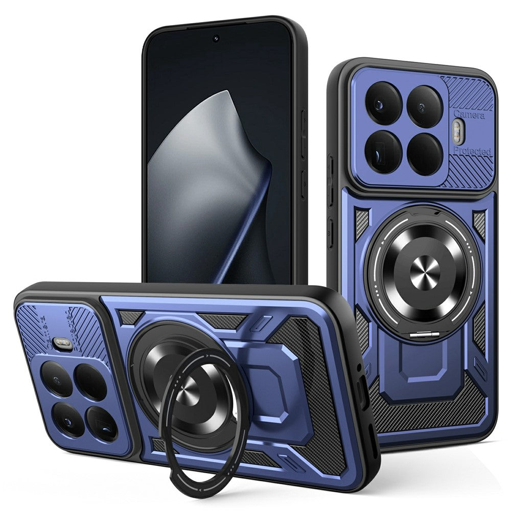 For Xiaomi 17T Magnetic Case Rotating Kickstand TPU + PC Phone Cover