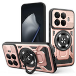 For Xiaomi 17T Magnetic Case Rotating Kickstand TPU + PC Phone Cover