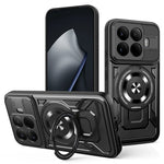 For Xiaomi 17T Pro Magnetic Case Rotating Kickstand TPU + PC Phone Cover