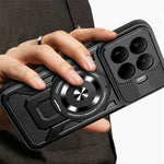 For Xiaomi 17T Pro Magnetic Case Rotating Kickstand TPU + PC Phone Cover