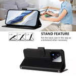 For Xiaomi 17 Max Leather Case Wallet Stand Phone Cover with Wrist Strap