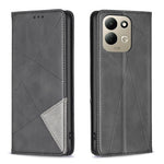For Xiaomi Redmi 17 5G / Xiaomi Redmi 17 4G Case Card Slots Geometry Imprint Leather Phone Cover