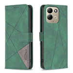 BINFEN COLOR för Xiaomi Redmi 17 5G / Xiaomi Redmi 17 4G mobilskal plånboksfodral geometriskt präglat läderfodral