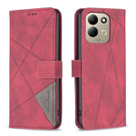 BINFEN COLOR för Xiaomi Redmi 17 5G / Xiaomi Redmi 17 4G mobilskal plånboksfodral geometriskt präglat läderfodral