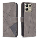 BINFEN COLOR för Xiaomi Redmi 17 5G / Xiaomi Redmi 17 4G mobilskal plånboksfodral geometriskt präglat läderfodral