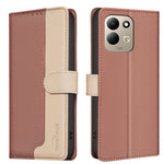 BINFEN COLOR for Xiaomi Redmi 17 5G / Xiaomi Redmi 17 4G Leather Case Splicing Color RFID Blocking Wallet Stand Phone Cover
