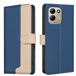 BINFEN COLOR for Xiaomi Redmi 17 5G / Xiaomi Redmi 17 4G Leather Case Splicing Color RFID Blocking Wallet Stand Phone Cover