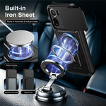 For Xiaomi Redmi A7 Pro 4G (171.56mm) / 15a 5G Case with Slide Camera Cover Kickstand Shockproof PC + TPU Matte Finish Phone Shell