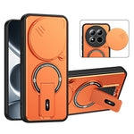 For Xiaomi Redmi Note 15 Pro 5G (Global) Case with Slide Camera Cover Kickstand Shockproof PC + TPU Matte Finish Phone Shell