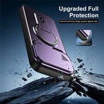 For Xiaomi 17 Pro Max Case with Slide Camera Cover Kickstand Shockproof PC + TPU Matte Finish Phone Shell