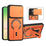 Til Samsung Galaxy A56 5G Cover med Skydekameralåg Støtteben Stødsikkert PC + TPU Mat Finish Telefoncover