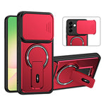 Til Samsung Galaxy A56 5G Cover med Skydekameralåg Støtteben Stødsikkert PC + TPU Mat Finish Telefoncover