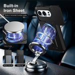 For Honor 500 Pro 5G  /  500 5G Case with Slide Camera Cover Kickstand Shockproof PC + TPU Matte Finish Phone Shell