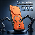 For Honor Magic7 Lite 5G  /  X60 Pro 5G  /  X9c 5G Case with Slide Camera Cover Kickstand Shockproof PC + TPU Matte Finish Phone Shell
