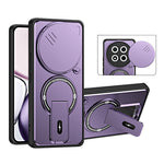 For Honor Magic7 Lite 5G  /  X60 Pro 5G  /  X9c 5G Case with Slide Camera Cover Kickstand Shockproof PC + TPU Matte Finish Phone Shell