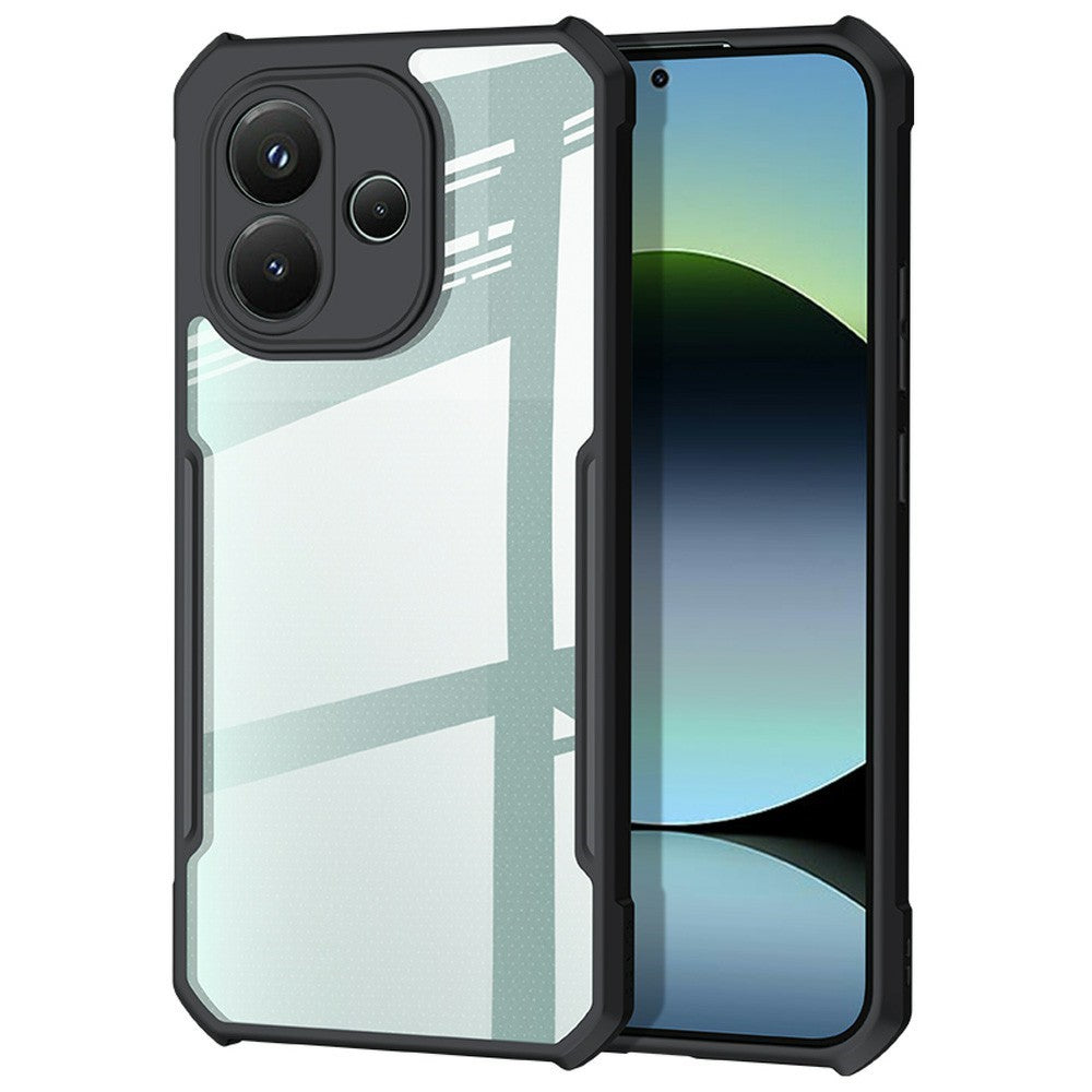 XUNDD För Xiaomi Redmi Note 17 4G (Global) / Note 17 5G (Global) / Note 17 (Indien/Kina) 5G Skal Stoppsäkert TPU + Akryl Genomskinlig Baksida mobilskal