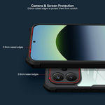 XUNDD-cover til Xiaomi Redmi Note 17 4G (Global) / Note 17 5G (Global) / Note 17 (Indien/Kina) 5G, stødsikkert TPU + akryl, gennemsigtig bagside