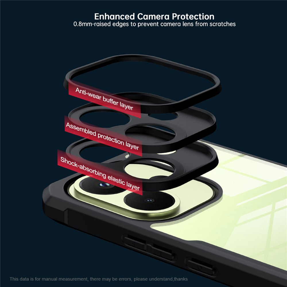 XUNDD For Xiaomi Redmi Note 17 Pro 5G Case Dropproof TPU + Acrylic Clear Back Phone Cover