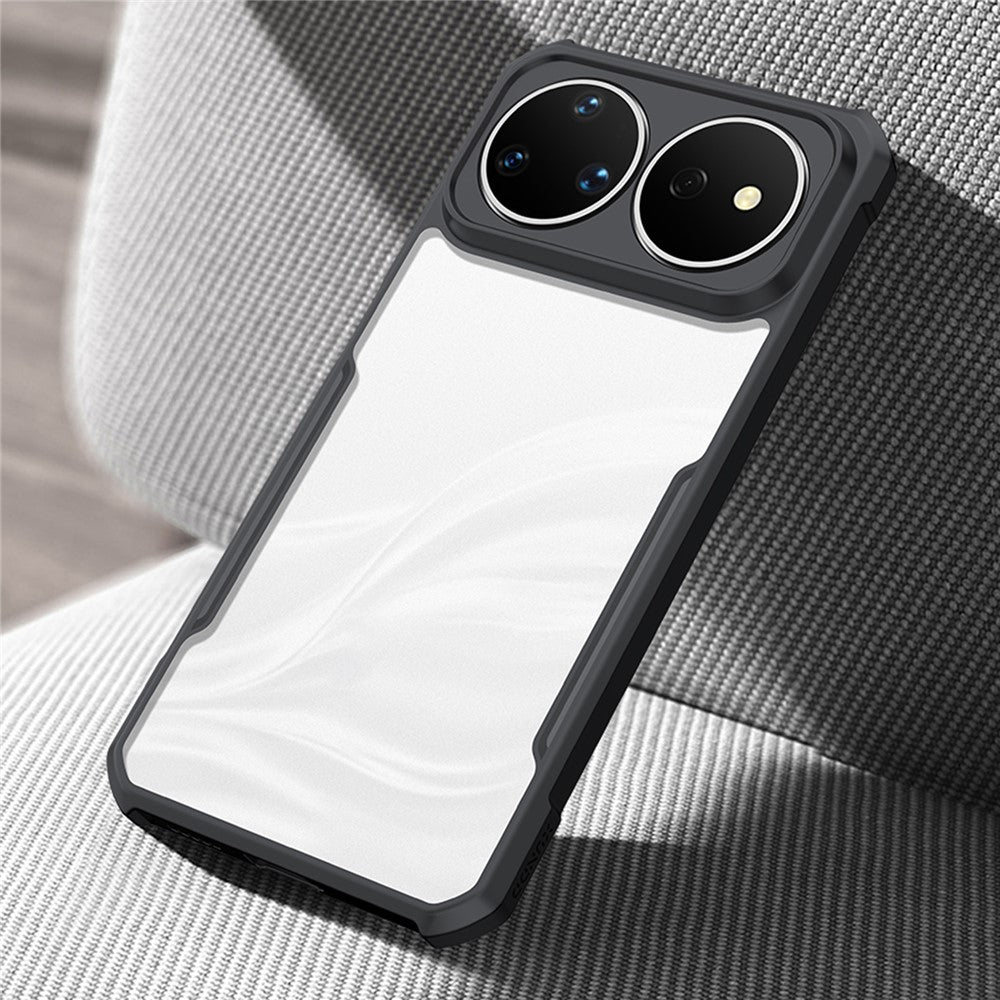 XUNDD-cover til Huawei Nova 16 Pro 5G / Nova 16 Ultra 5G, skridsikkert TPU + akryl, gennemsigtigt mobilcover med bagside