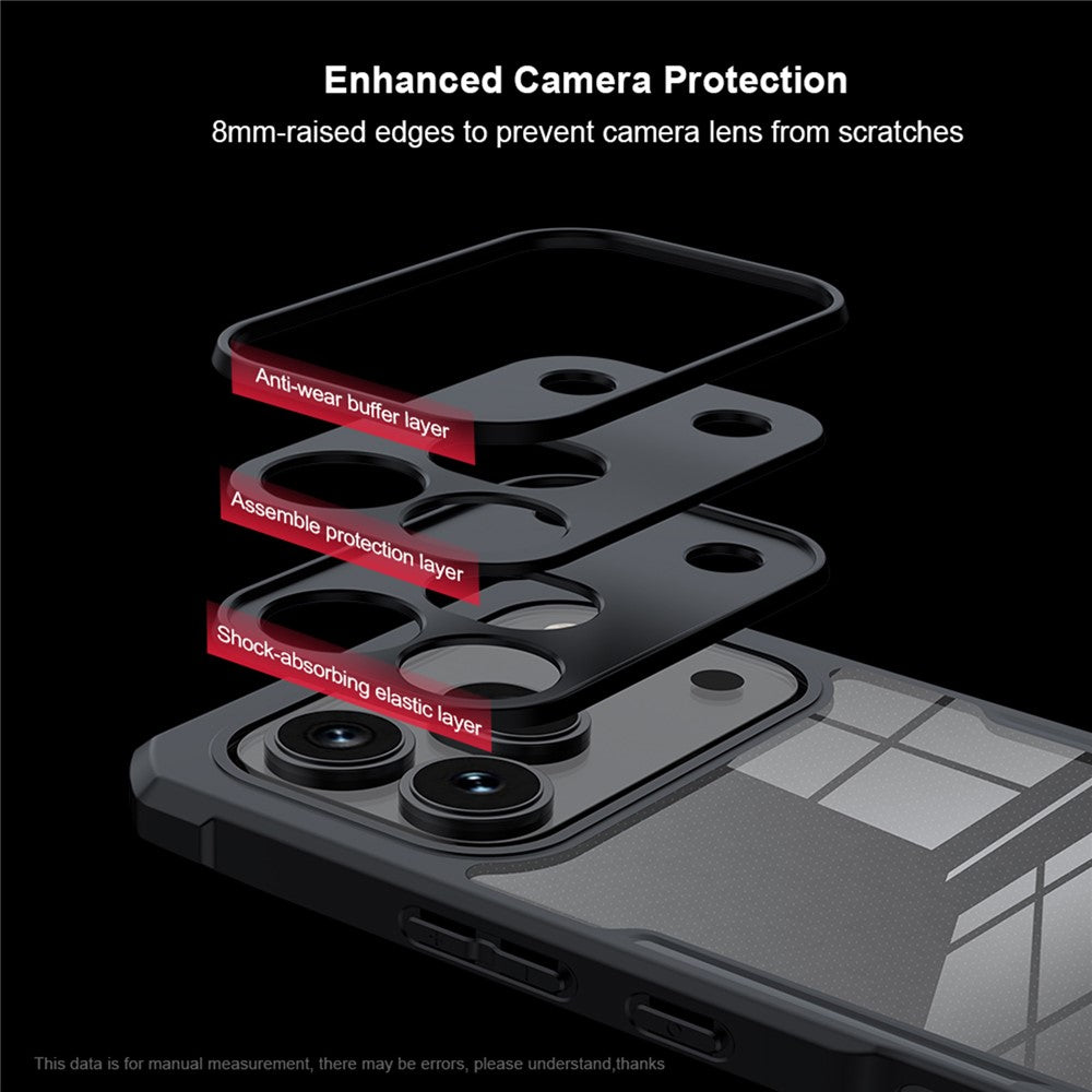 XUNDD For Honor 600 Pro 5G Case Dropproof TPU + Acrylic Clear Back Phone Cover