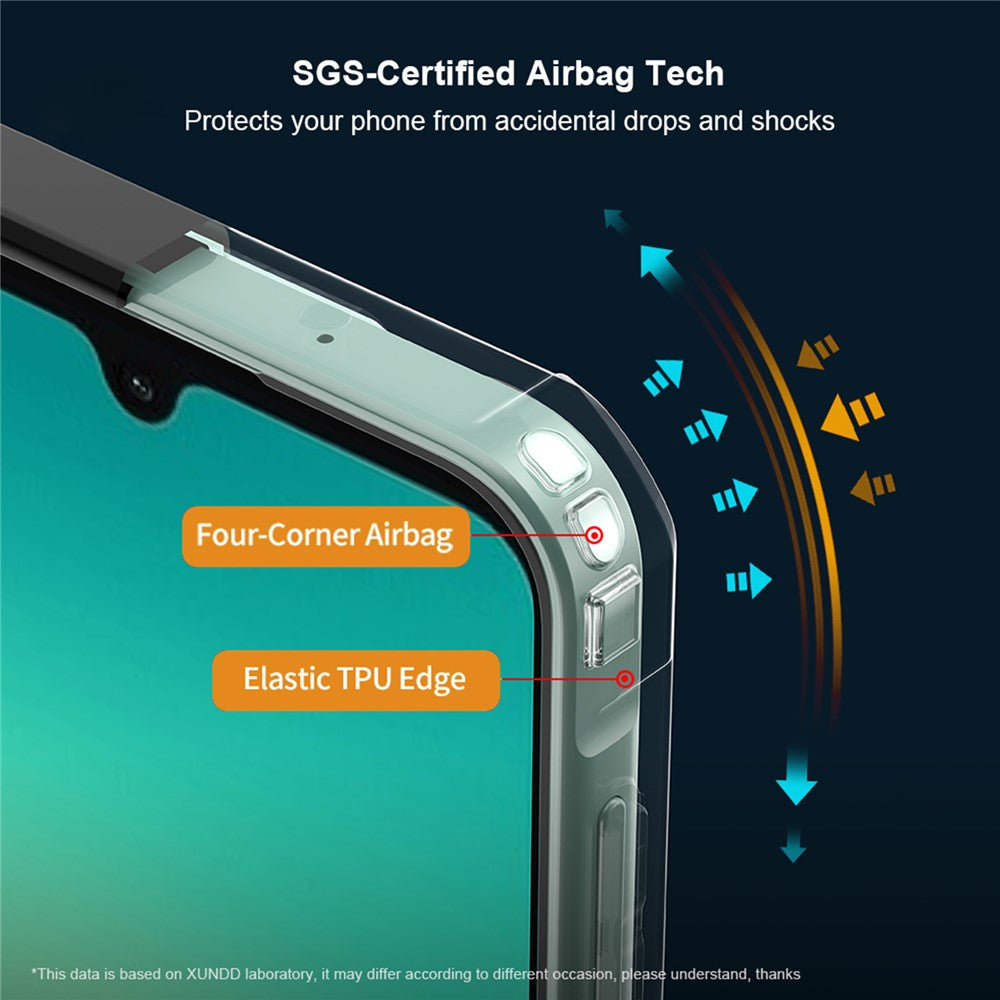 XUNDD För Samsung Galaxy A27 5G Skal Stoppsäkert TPU + Akryl Genomskinligt Baksida Mobilskal