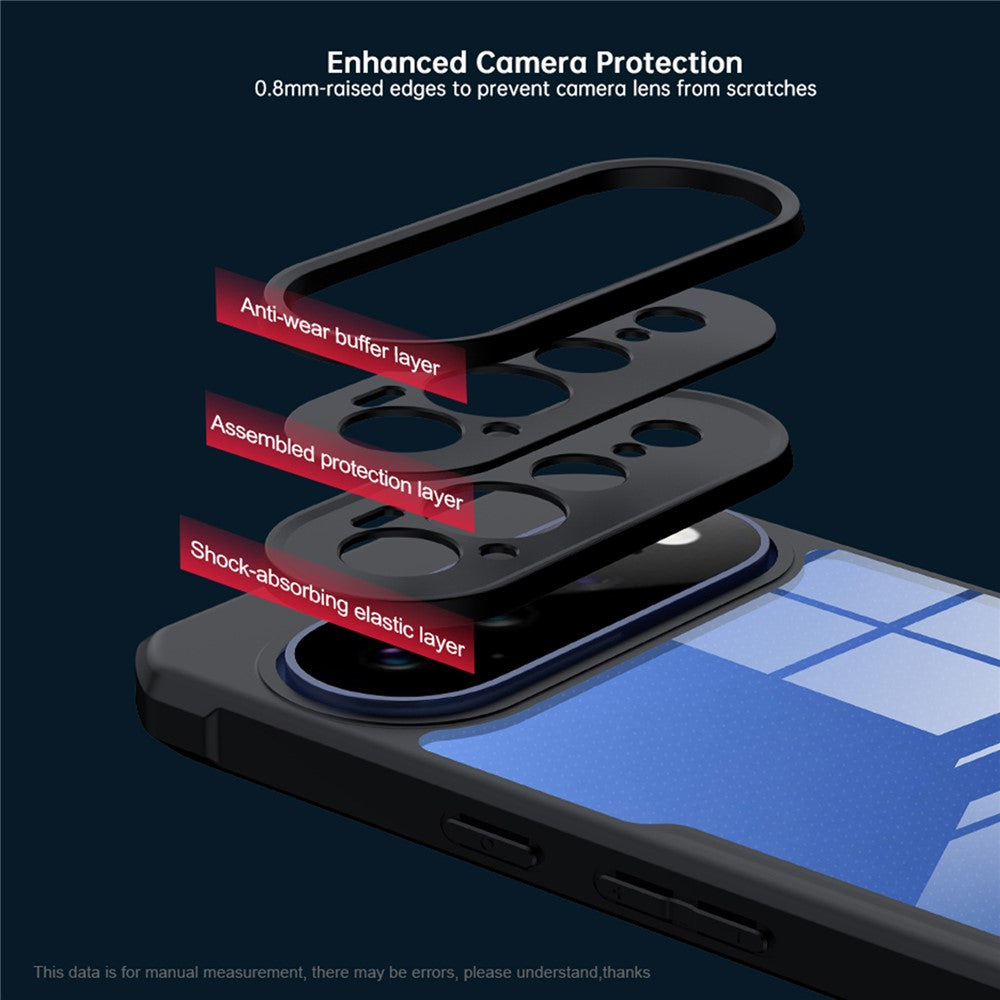 XUNDD til Google Pixel 11 Pro XL etui – faldsikkert TPU + akryl, gennemsigtigt bagcover til telefon