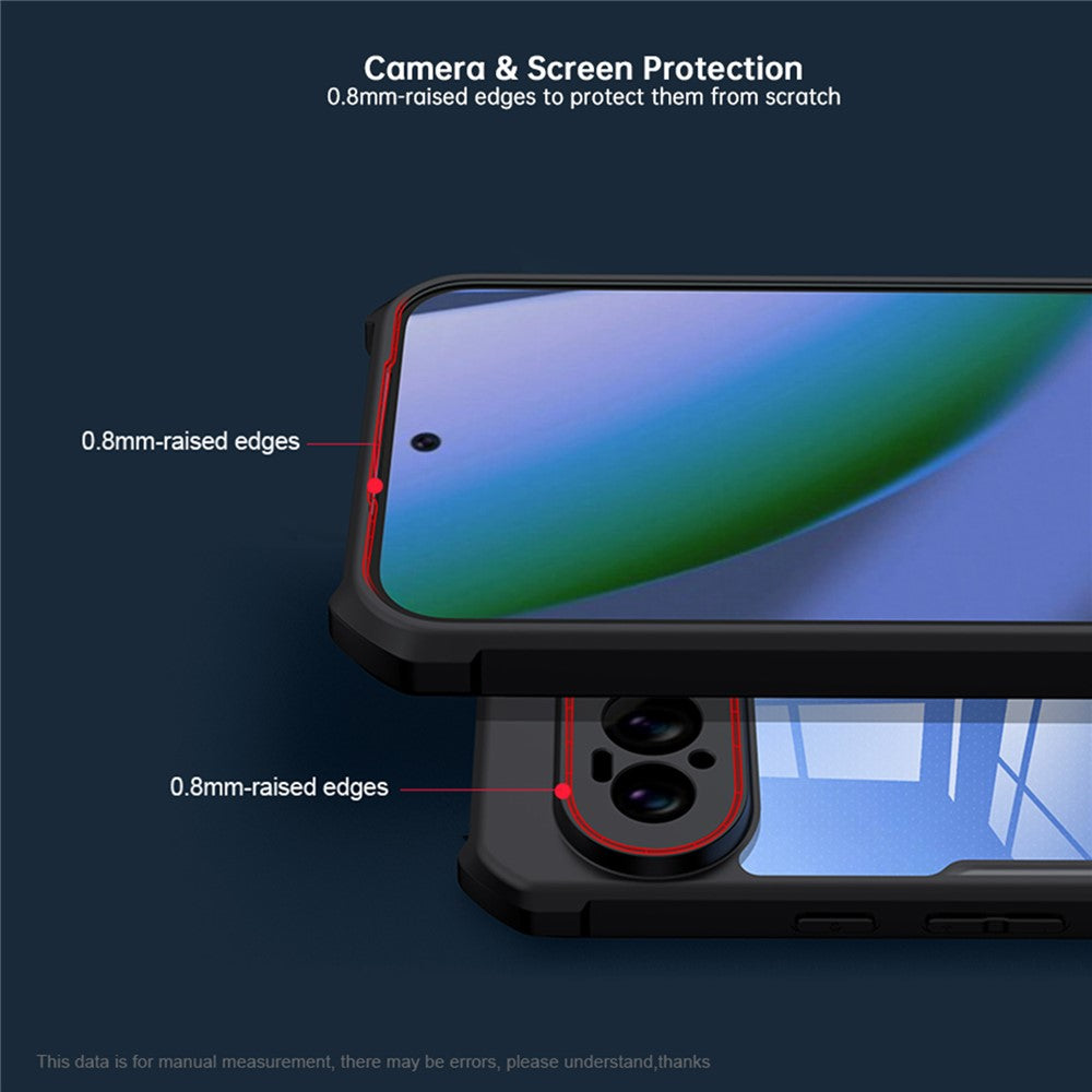 XUNDD til Google Pixel 11 Pro XL etui – faldsikkert TPU + akryl, gennemsigtigt bagcover til telefon