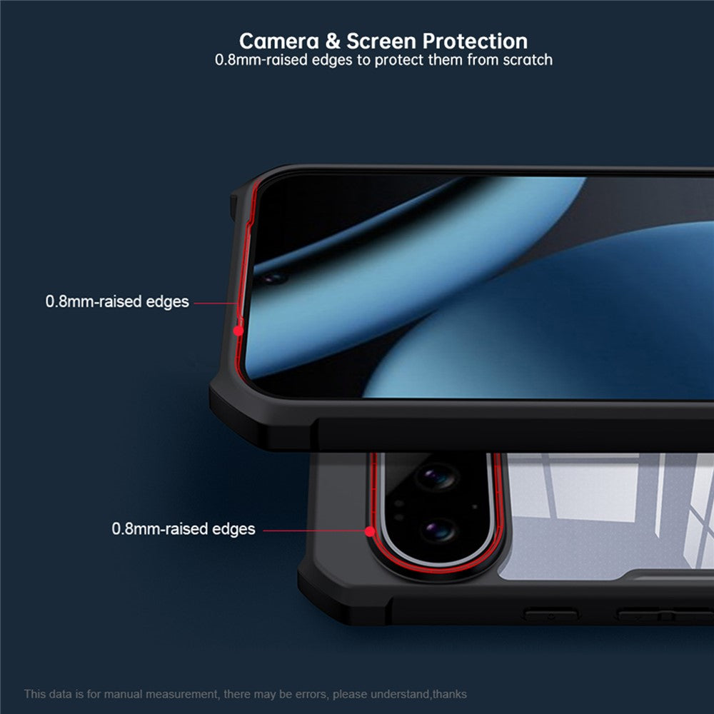 XUNDD For Google Pixel 11 Pro  /  Pixel 11 Case Dropproof TPU + Acrylic Clear Back Phone Cover