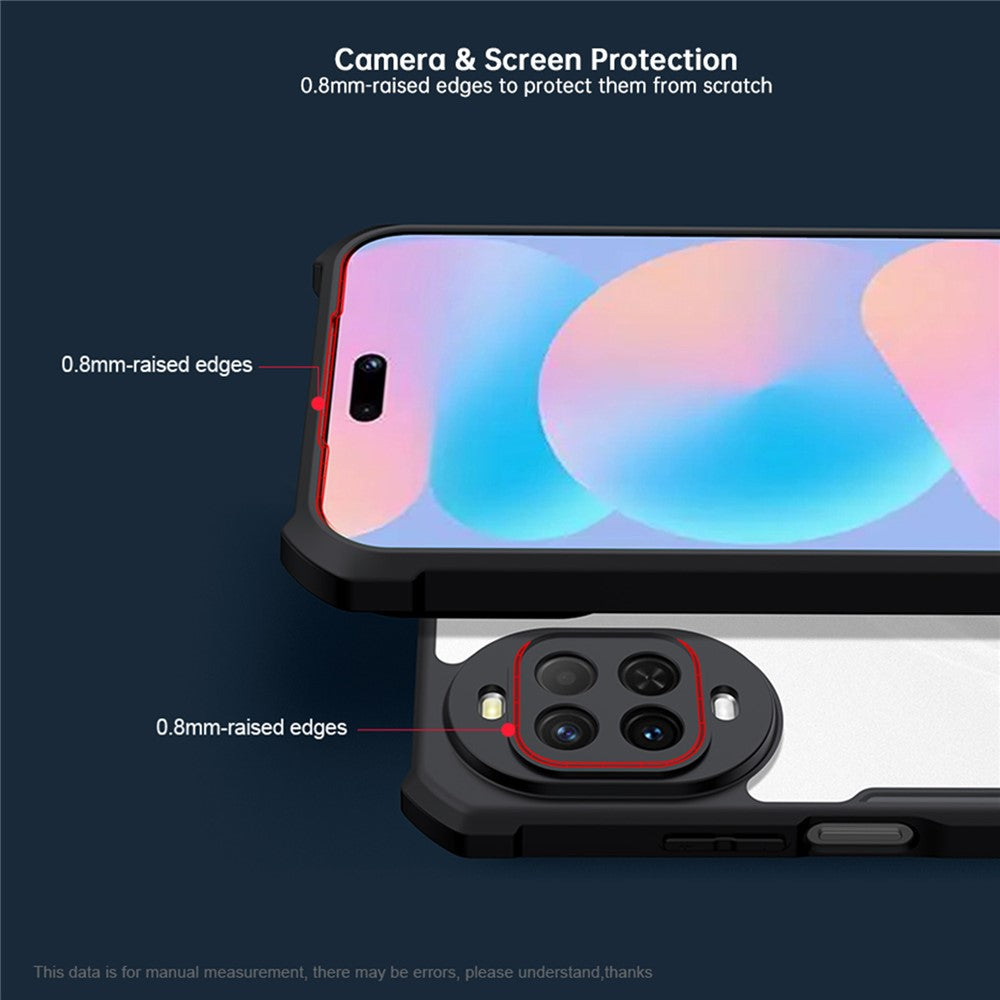 XUNDD For Huawei nova 16z 5G  /  nova 15 5G Case Dropproof TPU + Acrylic Clear Back Phone Cover