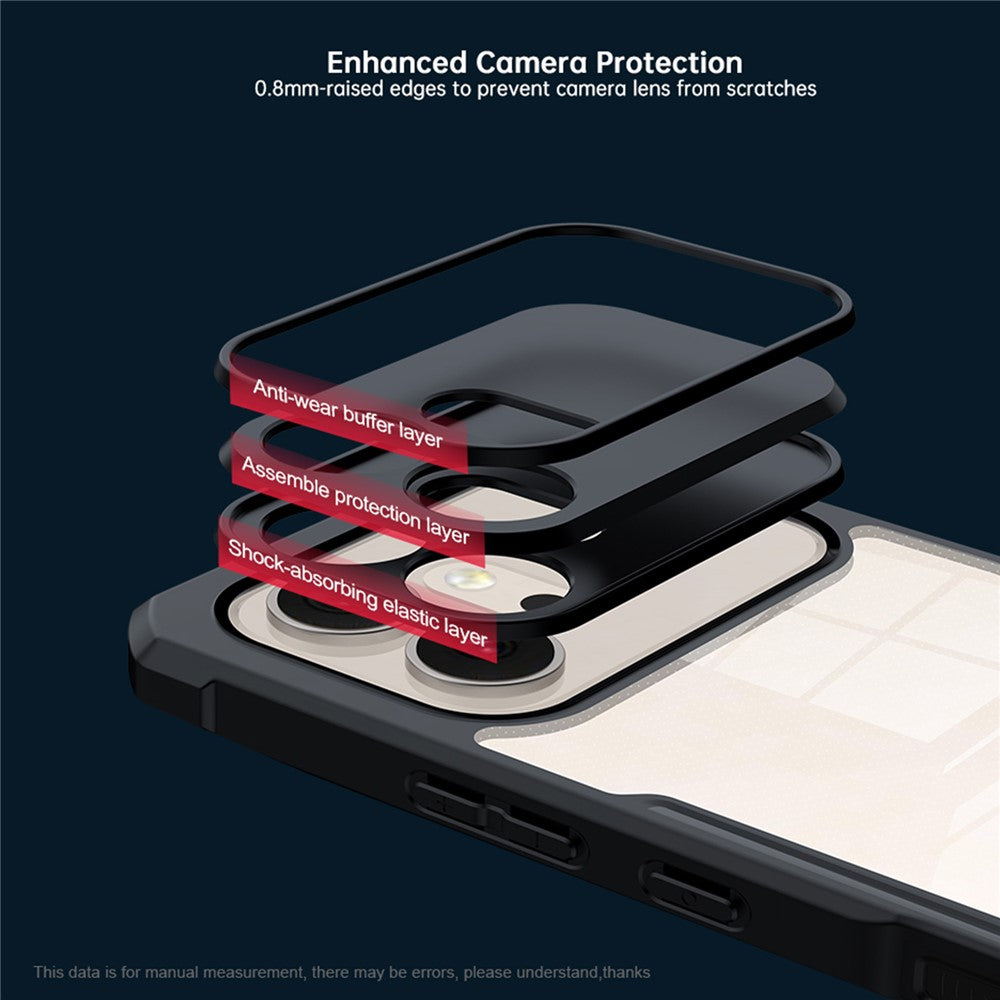 XUNDD For Honor 600 5G Case Dropproof TPU + Acrylic Clear Back Phone Cover