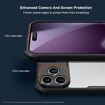 XUNDD til iPhone 18 Pro Max / 17 Pro Max cover - Faldbeskyttende TPU + Akryl Gennemsigtig Bagside Telefoncover