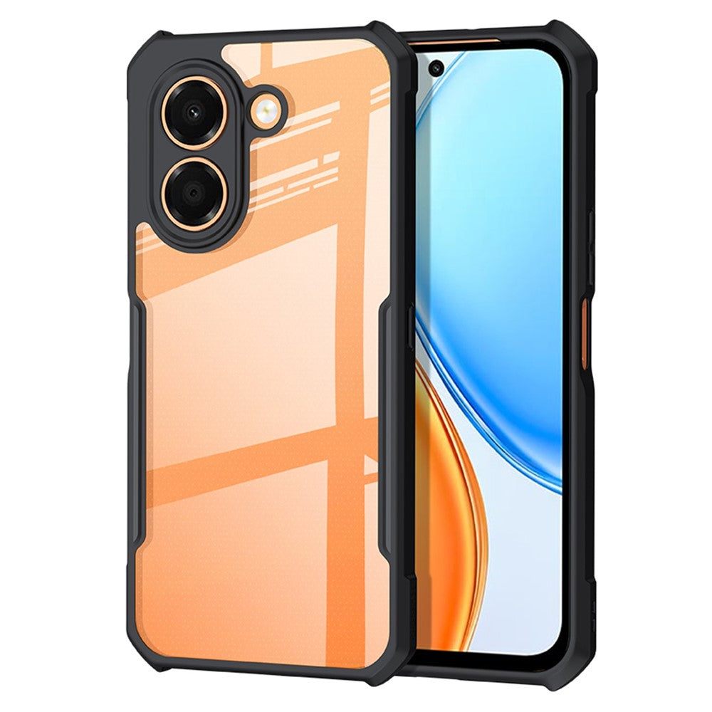 XUNDD For Honor X7e 4G Case Dropproof TPU + Acrylic Clear Back Phone Cover