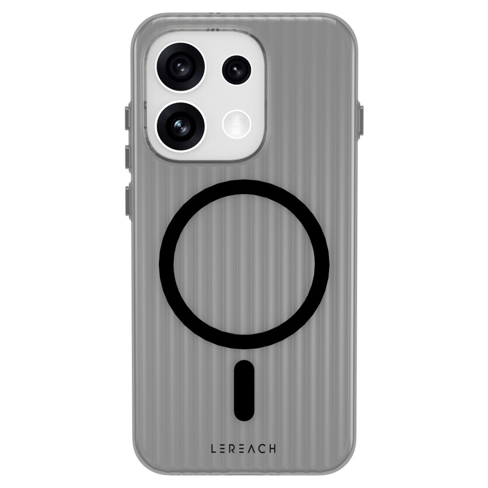 LEREACH TOC Series for Oppo Reno16 5G (Global)  /  Reno16 Pro 5G (Global) Magnetic Case Flowing Grid PC Phone Cover