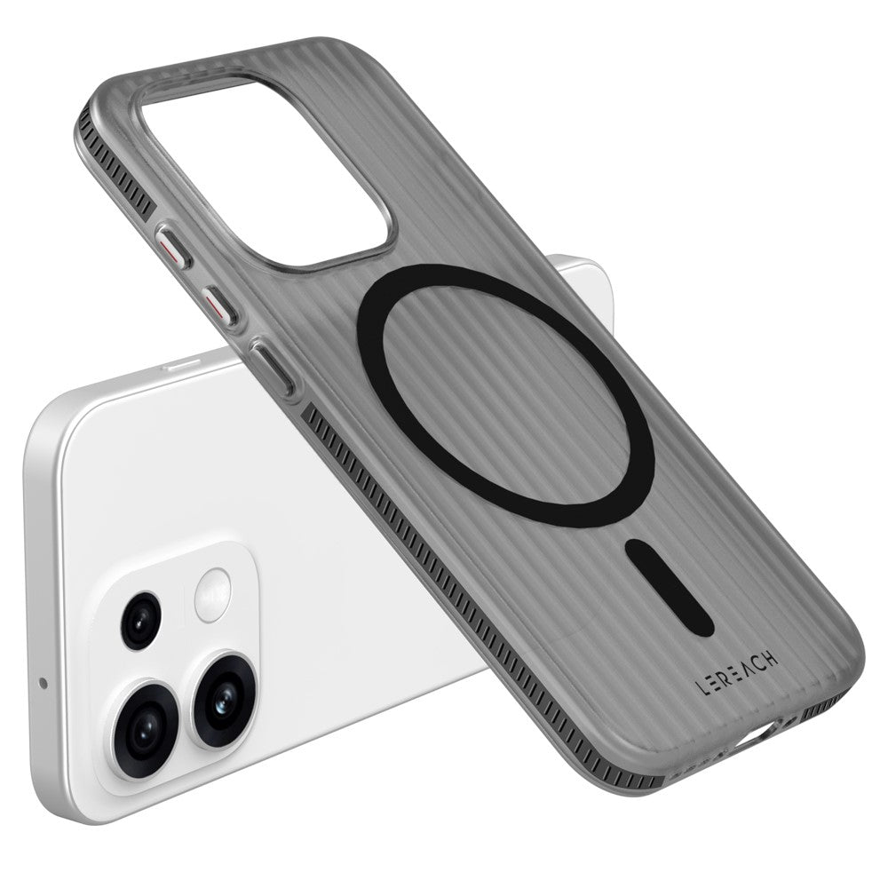 LEREACH TOC Series for Oppo Reno16 5G (Global)  /  Reno16 Pro 5G (Global) Magnetic Case Flowing Grid PC Phone Cover